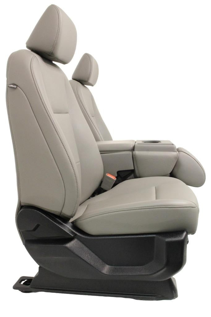2015 - 2022 Ford F150 & Super Duty Front Seats, Regular Cab XL Earth Gray Vinyl