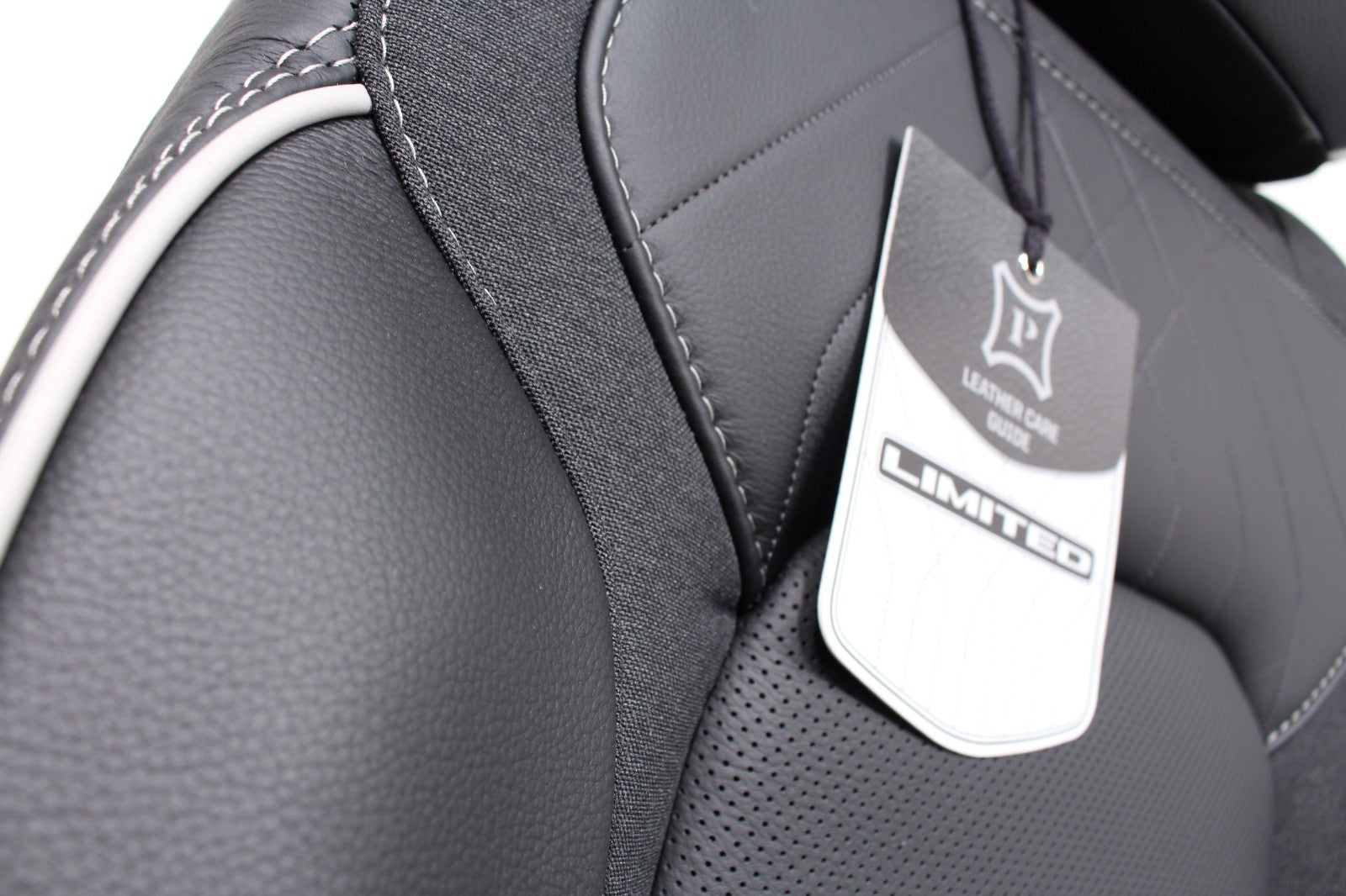 2019-2026 Ram 1500 Interior Seats Console Panels, Limited Quilted Black Leather