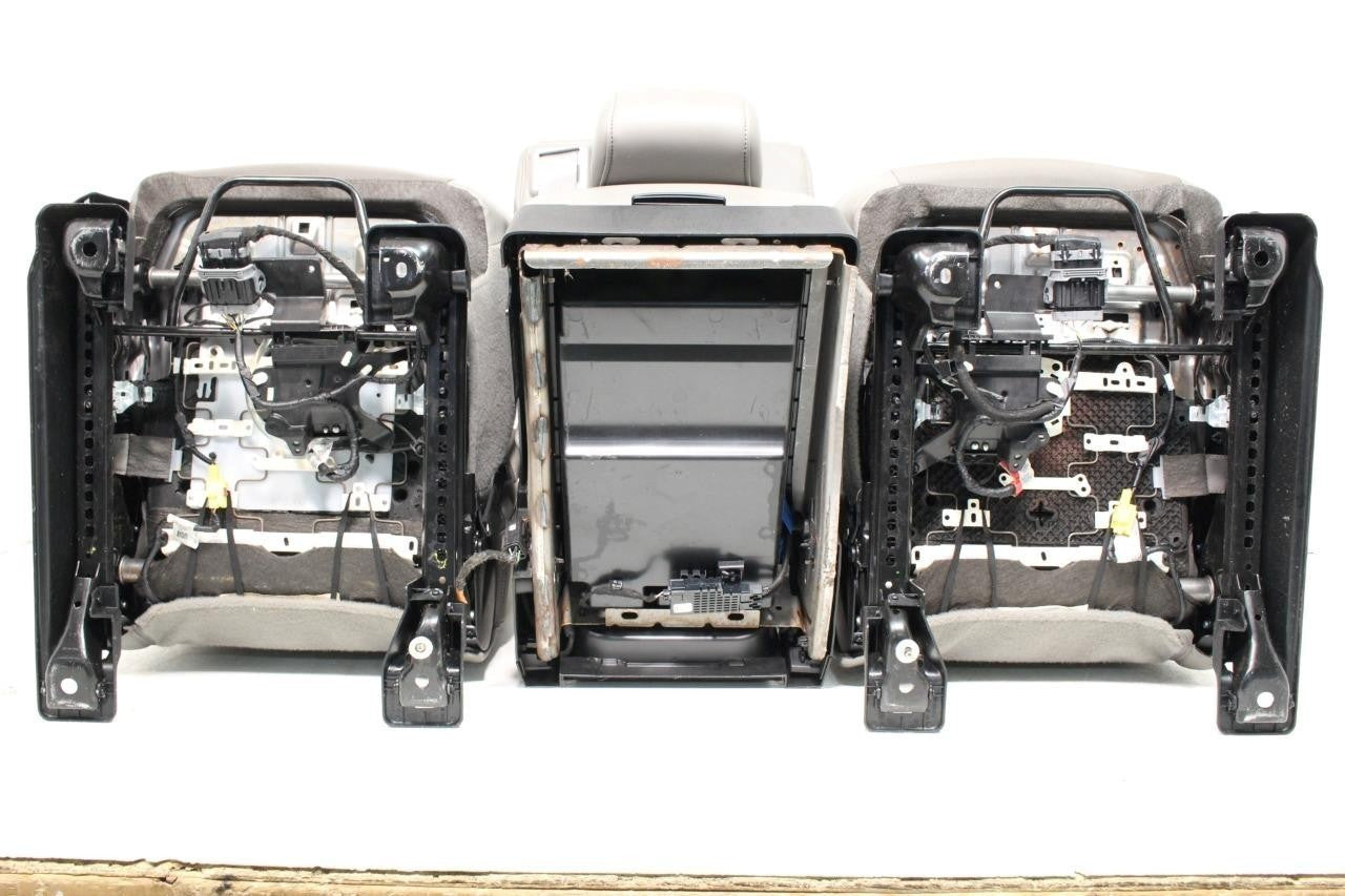 2015 - 2022 Ford F150 & Super Duty Front Seats, 4-Door XL Earth Gray Vinyl Bench