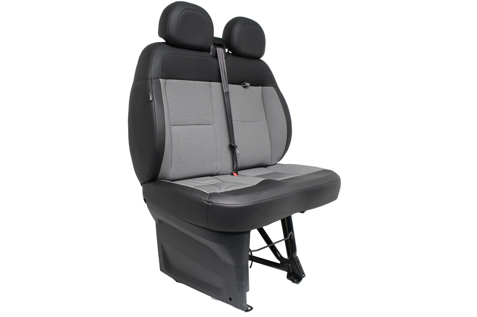 2014 - 2025 Ram ProMaster Front Passenger Seat, Black Vinyl Bench w/ Center Seat
