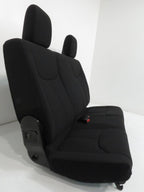 2007 - 2018 Jeep Wrangler JK Rear Seat OEM Black Cloth Folding Rear Bench 2-Door