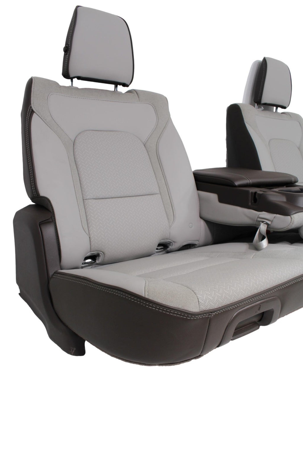 2019 - 2025 Ram 1500 Seats, Crew Cab Set, Laramie Leather, Salt Gray Bison Brown