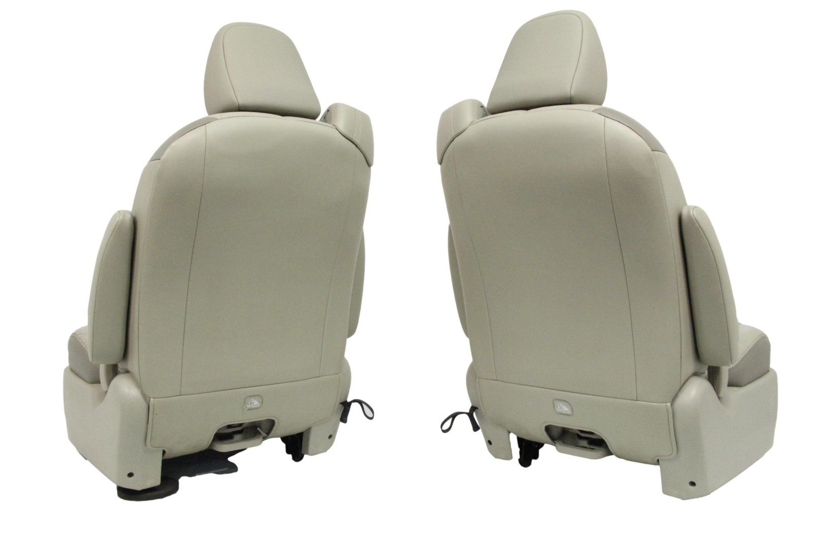 2011-2020 Toyota Sienna Second Row Recliner Seats, Bisque Beige Leather w/ Belts
