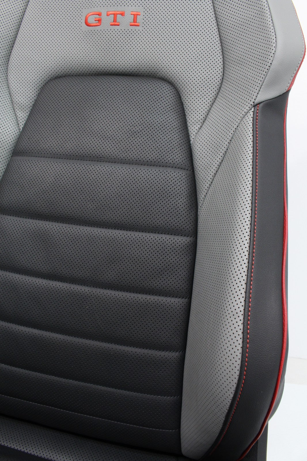 2022 - 2025 VW Golf GTI Mk 8.5 Seats Set Two-Tone Leather Black Gray Heat Cool