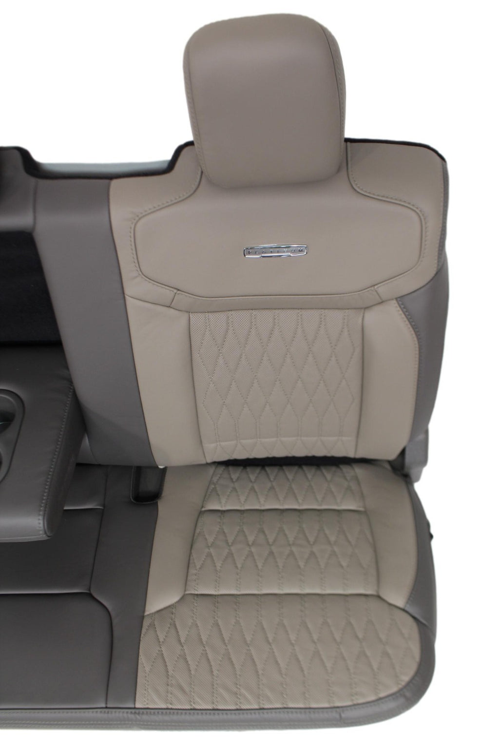 2021 - 2026 F150 & Super Duty Platinum Plus Rear Seat, Smoked Truffle Leather