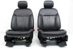 2019 - 2023 Ford Ranger Seat Set, Lariat Heated Black Leather Front & Rear OEM