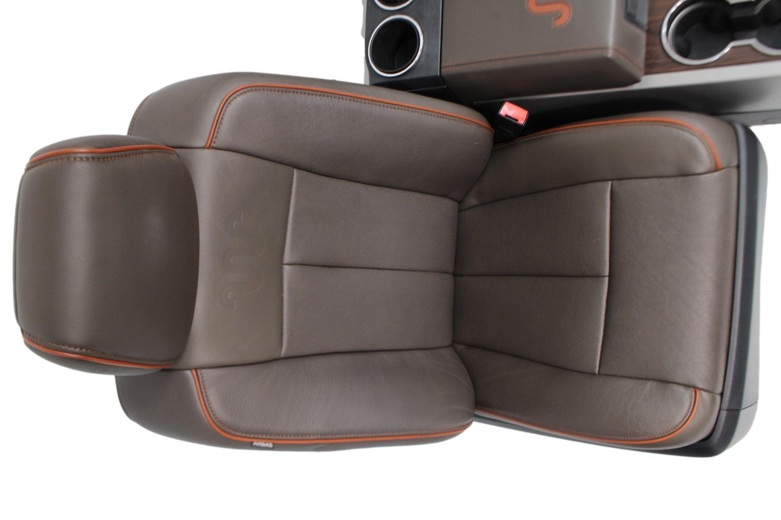 2015 - 2017 Ford Expedition King Ranch Seats 3 Row Set, Mesa Brown Leather OEM