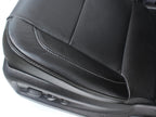 2014 - 2019 GM Sierra Silverado LT Front Seats, Power Black Leather, w/ Jumpseat