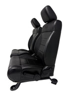 2007-2018 Jeep JK JKU 4-Door Wrangler Unlimited Front Seats, Black Leather Heat
