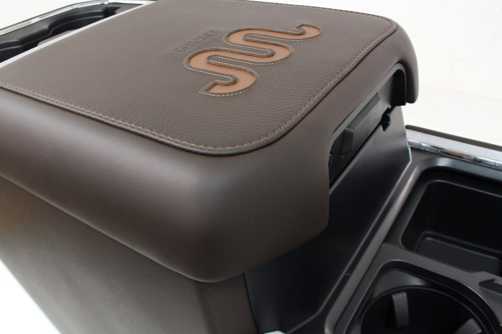 2023 - 2026 Ford F250 F350 Super Duty  King Ranch Center Console, OEM Java Brown