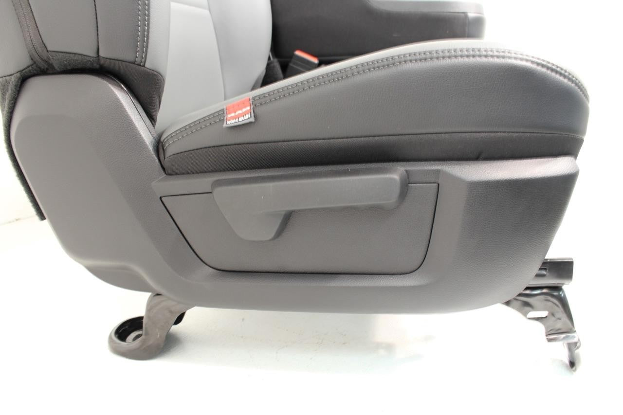 2019 - 2024 Ram HD Front Bench Seat, Diesel Gray Vinyl Manual w Center Jump Seat