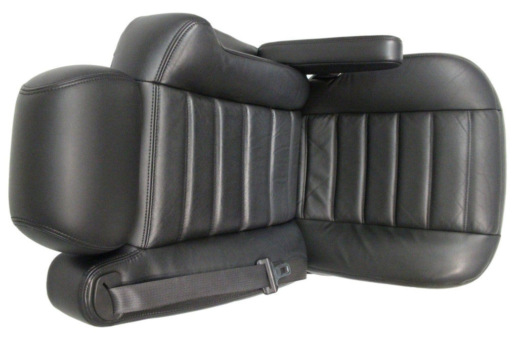 2003 - 2007 Hummer H2 Seats Set, Black Leather Powered Heated OEM