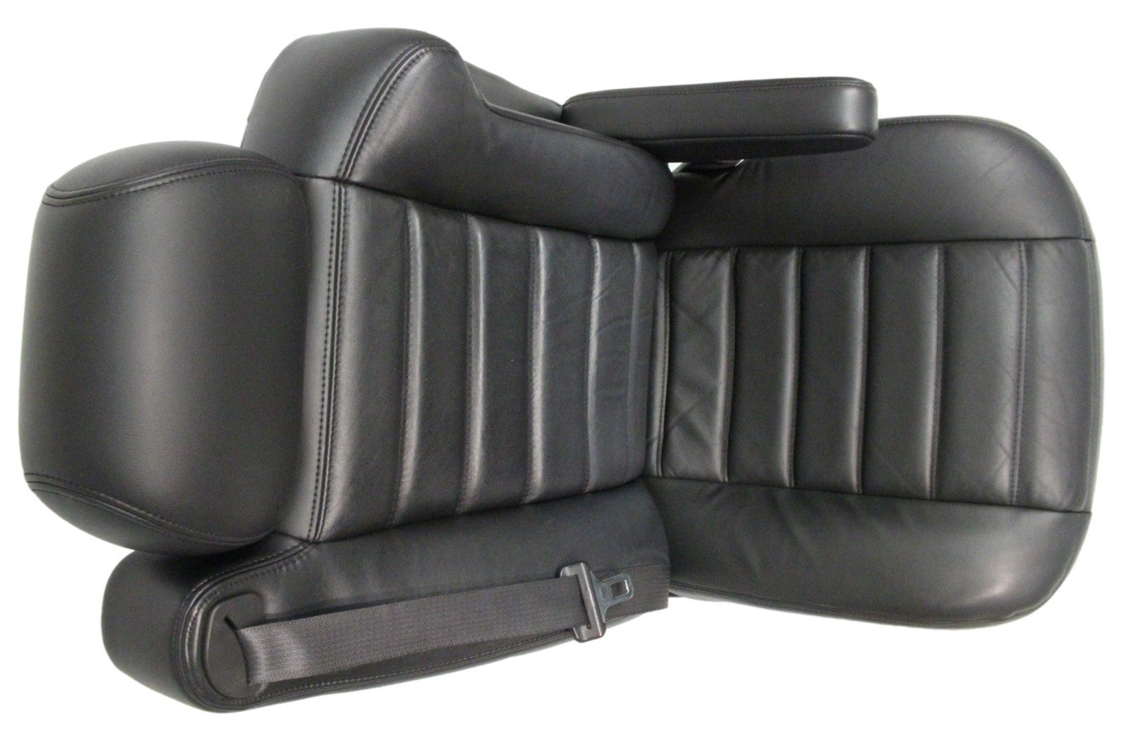 2003 - 2007 Hummer H2 Seats Set, Black Leather Powered Heated OEM