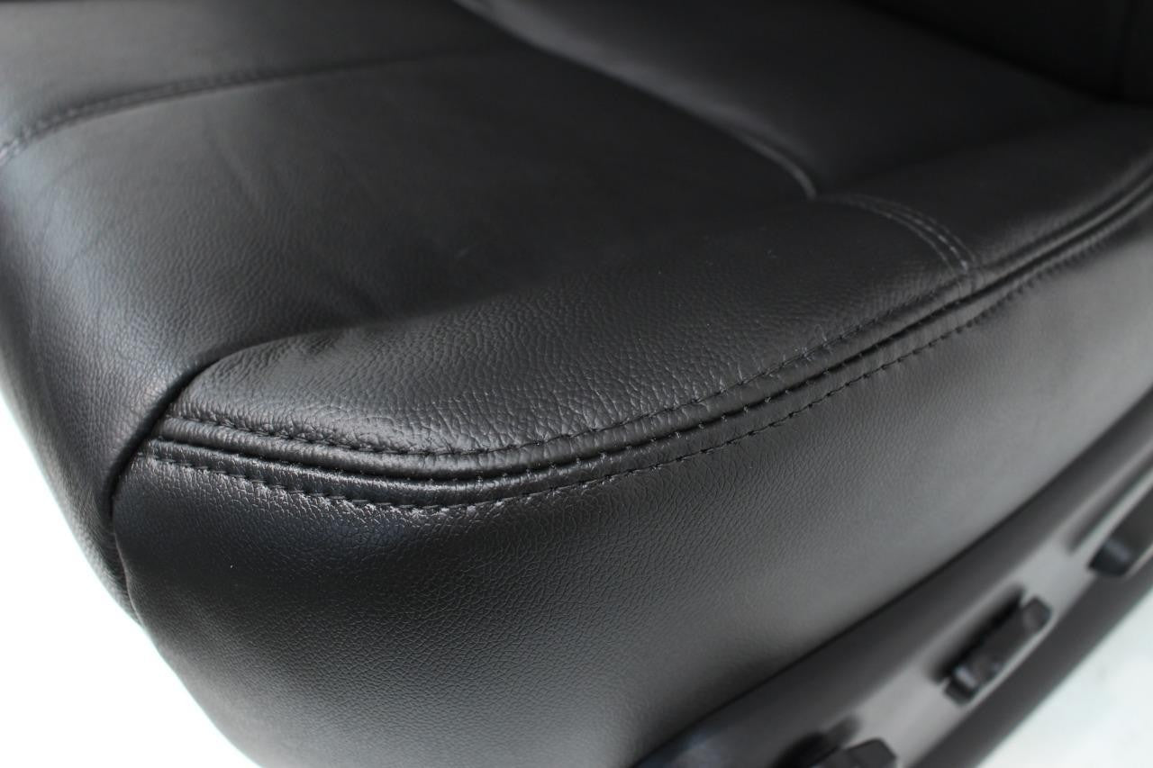 2007-2014 GM Silverado Tahoe Front Seats, LT Black Leather Lumbar w Driver Power
