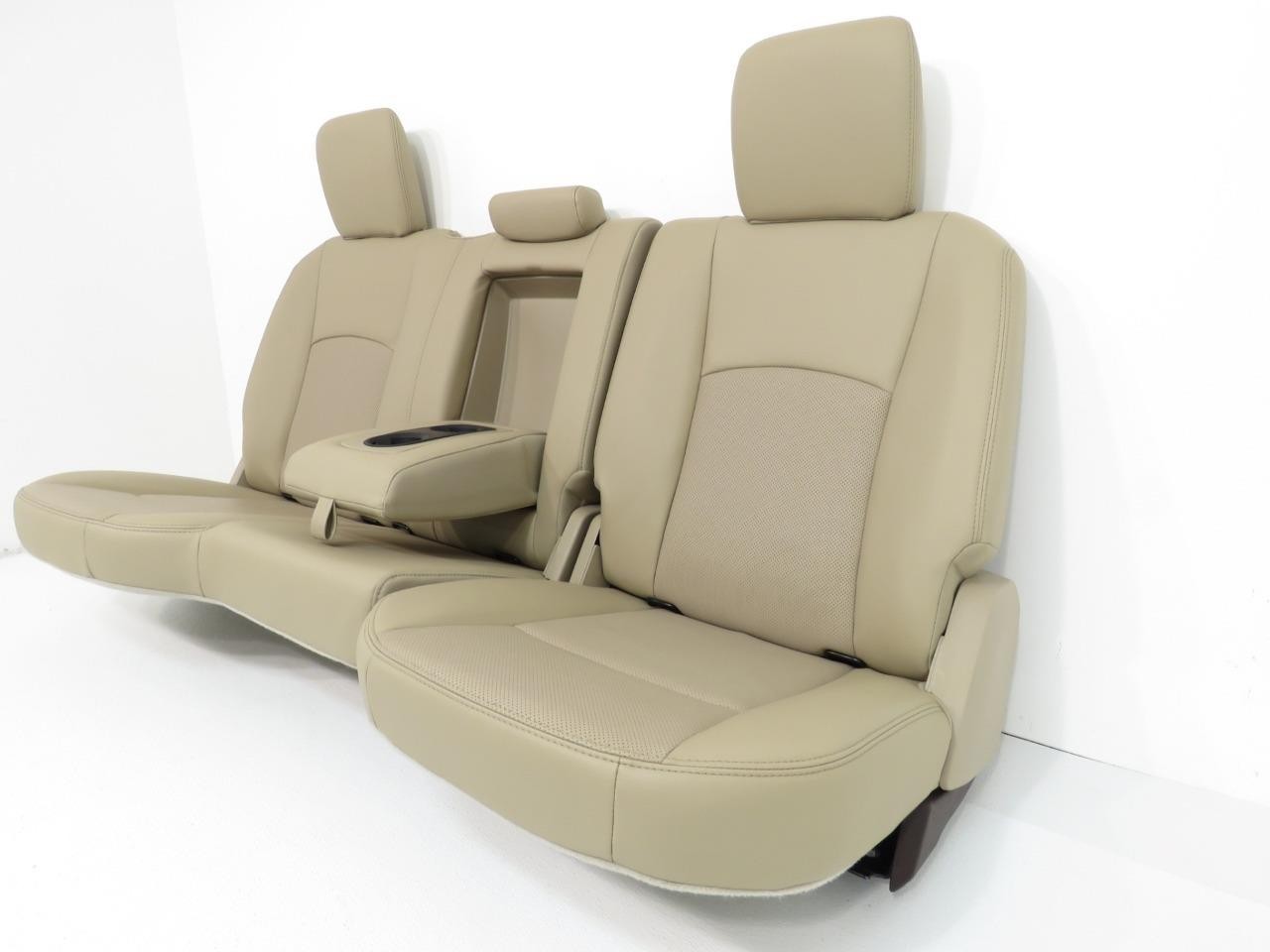 2013 - 2018 Dodge Ram Seats & Console, Tan Leather Laramie Heated Cooled