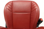 11-23 Dodge Charger SRT Seats, Demonic Red Laguna Leather OEM w/ Power Heat Cool