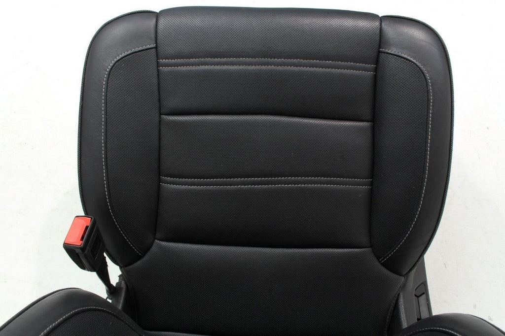 2018-2020 GMC Yukon Denali Front Seats, OEM Black Leather Heated Ventilated Cool