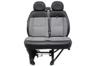 2014 - 2025 Ram ProMaster Front Passenger Seat, Black Vinyl Bench w/ Center Seat