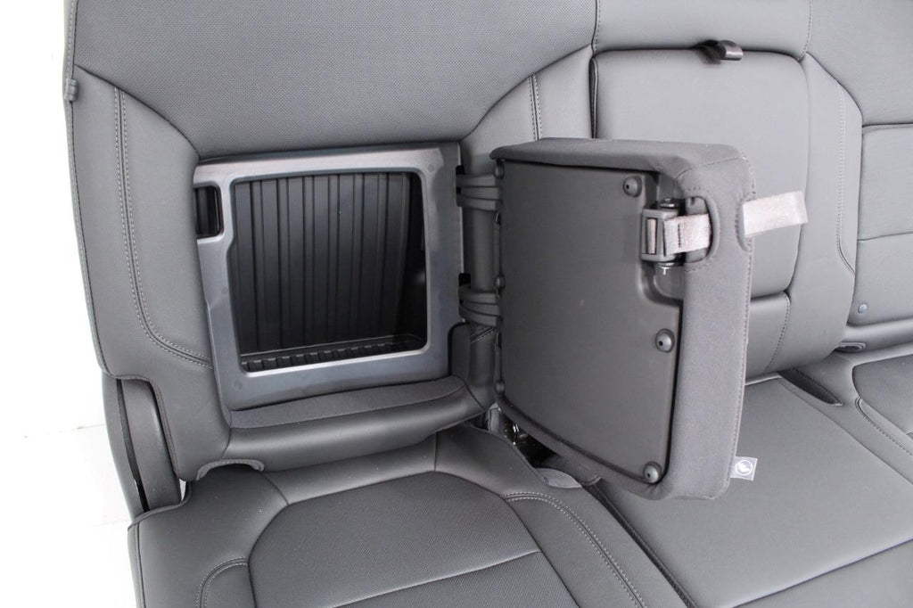 2019 - 2026 Silverado Crew Cab Rear Seats w/ Hidden Storage, LTZ Black Leather