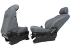 2011 - 2016 Ford Super Duty Front Seats, XL Gray Cloth Manual Fits 99+ F250 F350