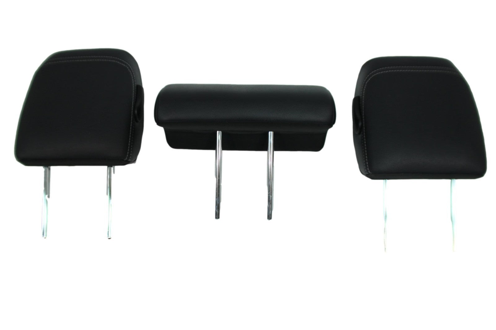 2014-2024 Toyota 4Runner Second Row Headrest Set, Black Leatherette Softex OEM