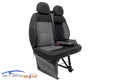 14 - 26 Ram ProMaster Front Passenger Bench Seat Gray Black Cloth OEM 6TH95LXBAA
