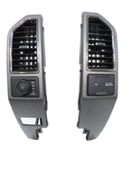 15-22 Ford Truck Center Console & Install Kit w/o Shifter - Black Vinyl XLT