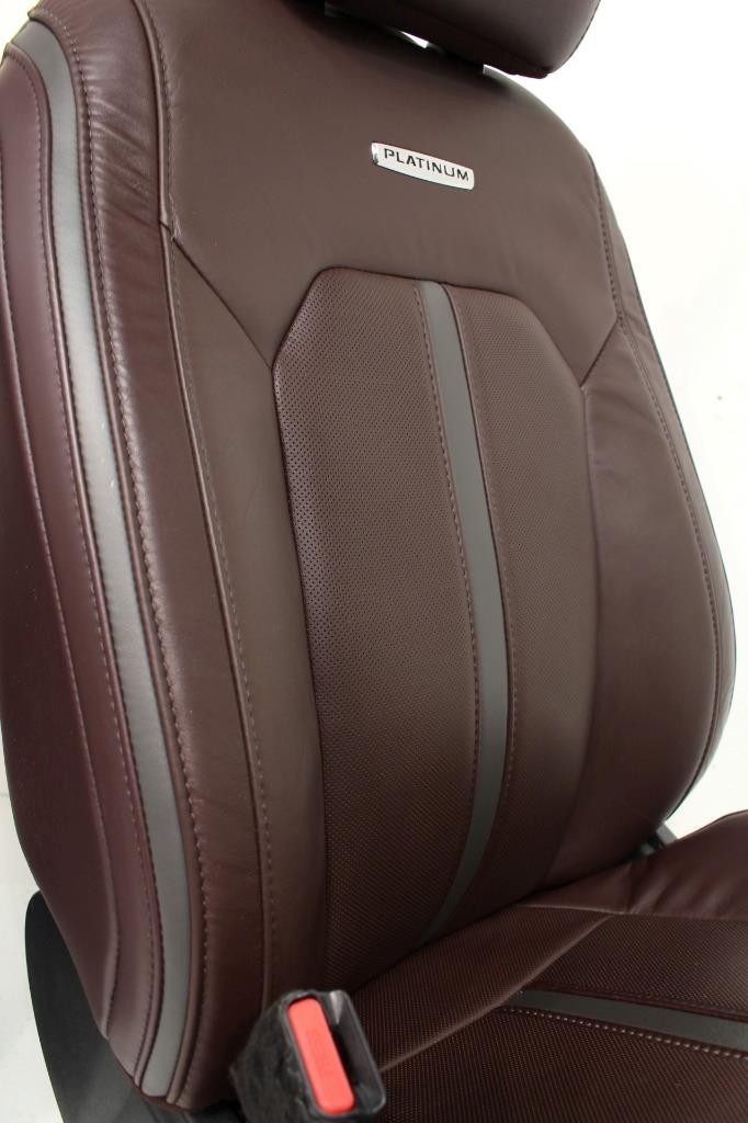 2015 - 2022 Ford F150 Super Duty Platinum Seats Set, Brunello Leather Heat Cool