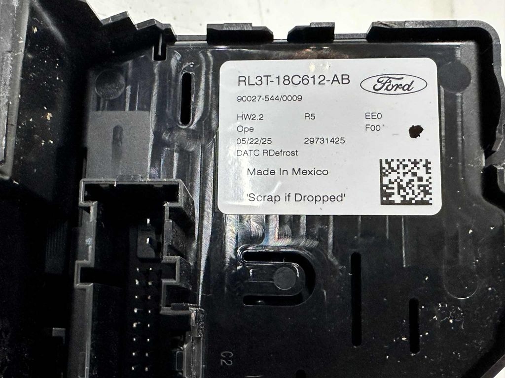 2021 - 2025 Ford F150 Climate Control HVAC Dual Zone RL3T-18C612-AB