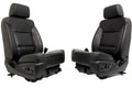 2014-2019 Sierra Chevy Silverado Front Seats, LTZ Black Leather, Heated Cooled