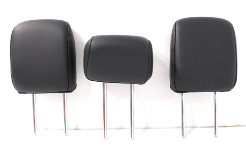 2023 - 2026 Ford Super Duty Rear Seat Headrest Set, Platinum Black Leather Blue