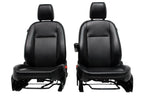 2015 - 12021 Ford Transit 150 250 350 Van Vinyl Front Bucket Seats Black Armrest