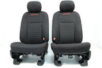 2015 - 2022 Ford F150 Super Duty Seats Set Ext Cab, XLT Sport Black Cloth Power