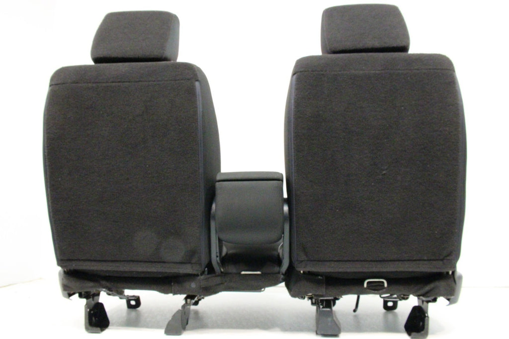 1998 - 2011 Ford Ranger Seats, 60-40 Split Bench, Black Gray Cloth, Extended Cab