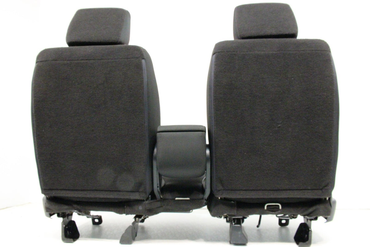 1998 - 2011 Ford Ranger Seats, 60-40 Split Bench, Black Gray Cloth, Extended Cab