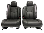 1999 - 2006 Chevy Silverado SS Front Seats, New Leather Dark Pewter Power Heated