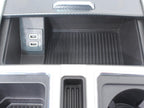 15-22 Ford Truck Center Console & Install Kit w/o Shifter - Black Leather Lariat