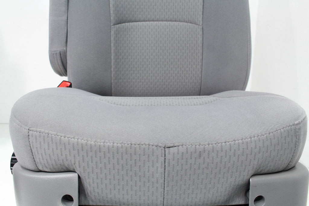 Ford Econoline Seats, Gray Cloth w/ Power Driver Seat, Power Lumbar, E150 - E550