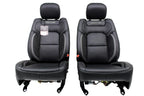2019 - 2025 Ram 1500 Seats, Crew Cab Set, RHO Black Leather, Heated Cool Massage