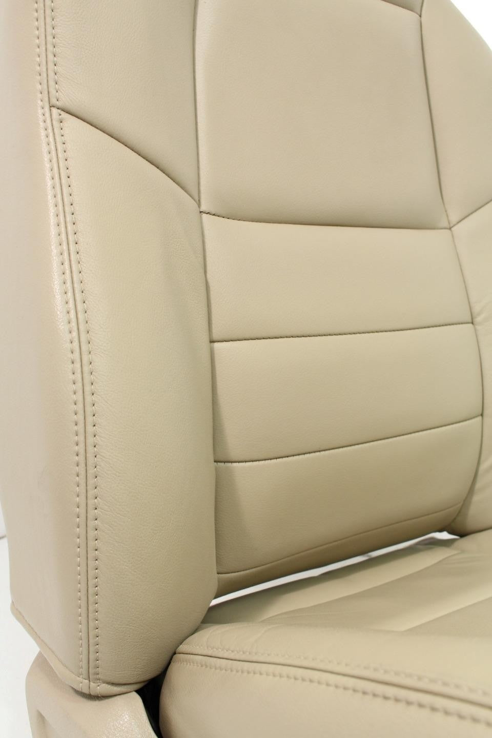 2008 - 2010 Ford Super Duty Front Seats, Lariat Tan Leather Heated Powered OEM