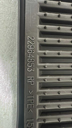 2014 - 2018 Sierra Silverado OEM Floor Mat Set, Black Rubber Slush Extended Cab