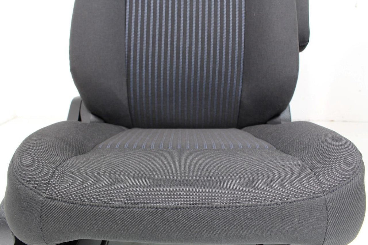 2015 - 2026 Ford Transit Seats, Black Charcoal Cloth Manual w/ Dual Armrests