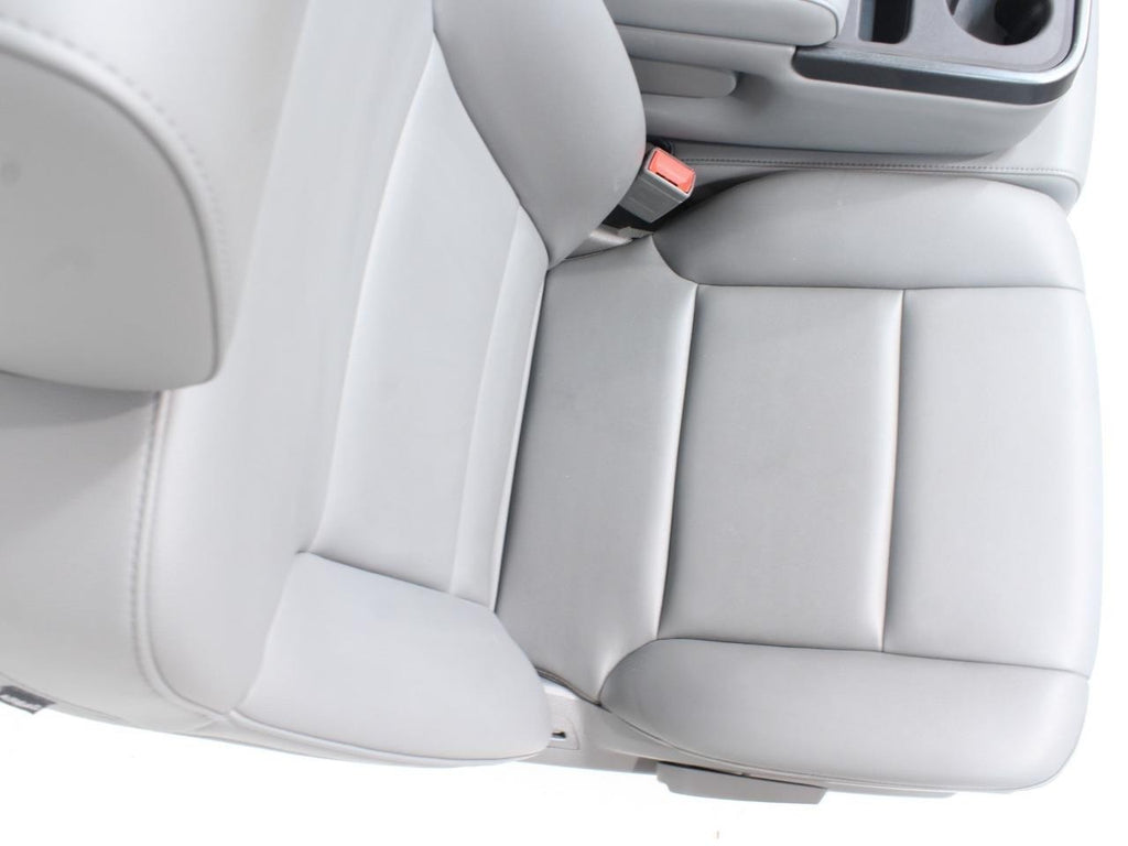 2014 - 2019 Sierra Chevy Silverado Front Seats Set, Work Truck Bench Gray Vinyl