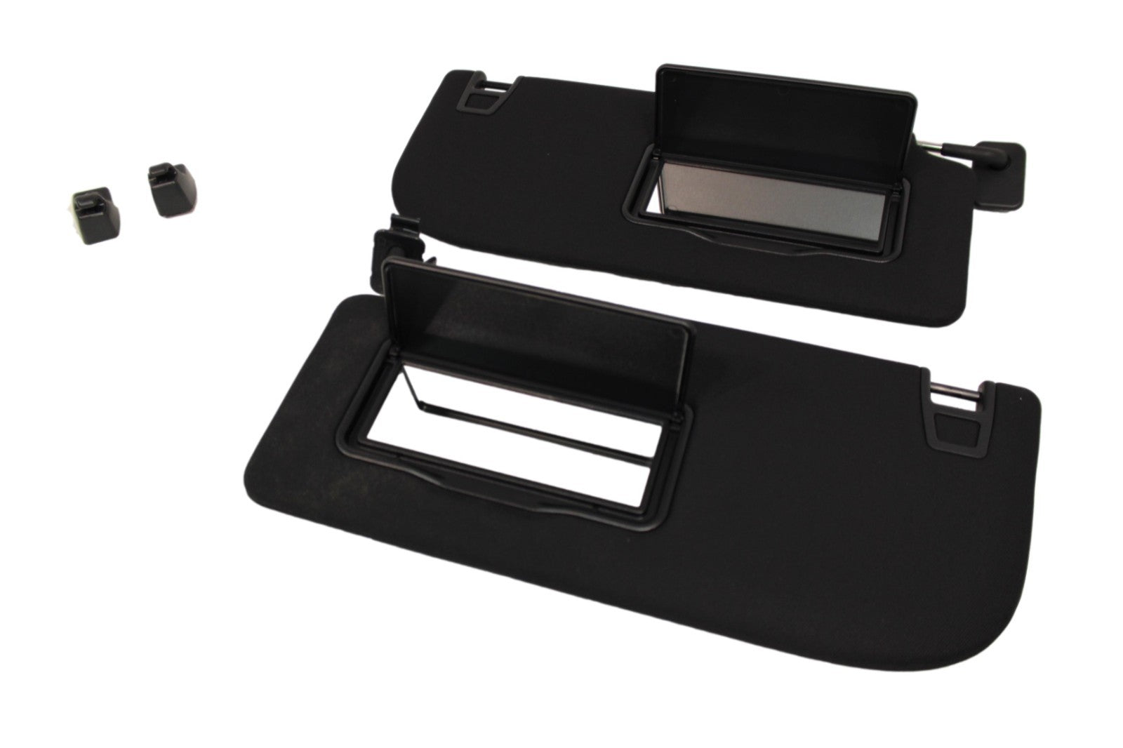 2021 - 2025 Ford F150 OEM Sun Visor Set w/ Mirrors, OEM Black