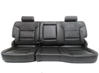 2014-2019 Sierra Silverado Crew Cab Rear Seats, LTZ Black Perforated Leather