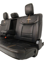 2023 + Ford Super Duty Platinum Seats Set, Black Leather Max Recline Massaging