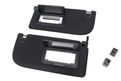BRAND NEW Ford F-250 F-350 Super Duty Sun Visor Shades Pair Lighted Power Black