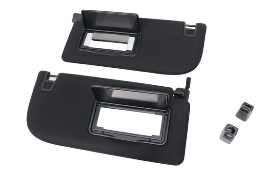 BRAND NEW Ford F-250 F-350 Super Duty Sun Visor Shades Pair Lighted Power Black