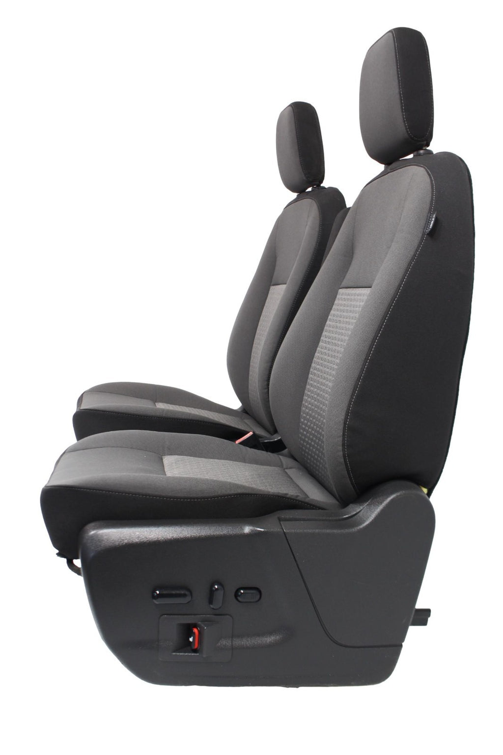 2015 - 2024 Ford Transit Front Seats, Dark Gray Cloth w/ 10-Way Power Heated LH