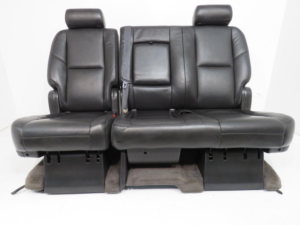 2007-2014 Suburban XL ESV 2nd Row Bench Seat, LTZ Black Leather Powered Heated